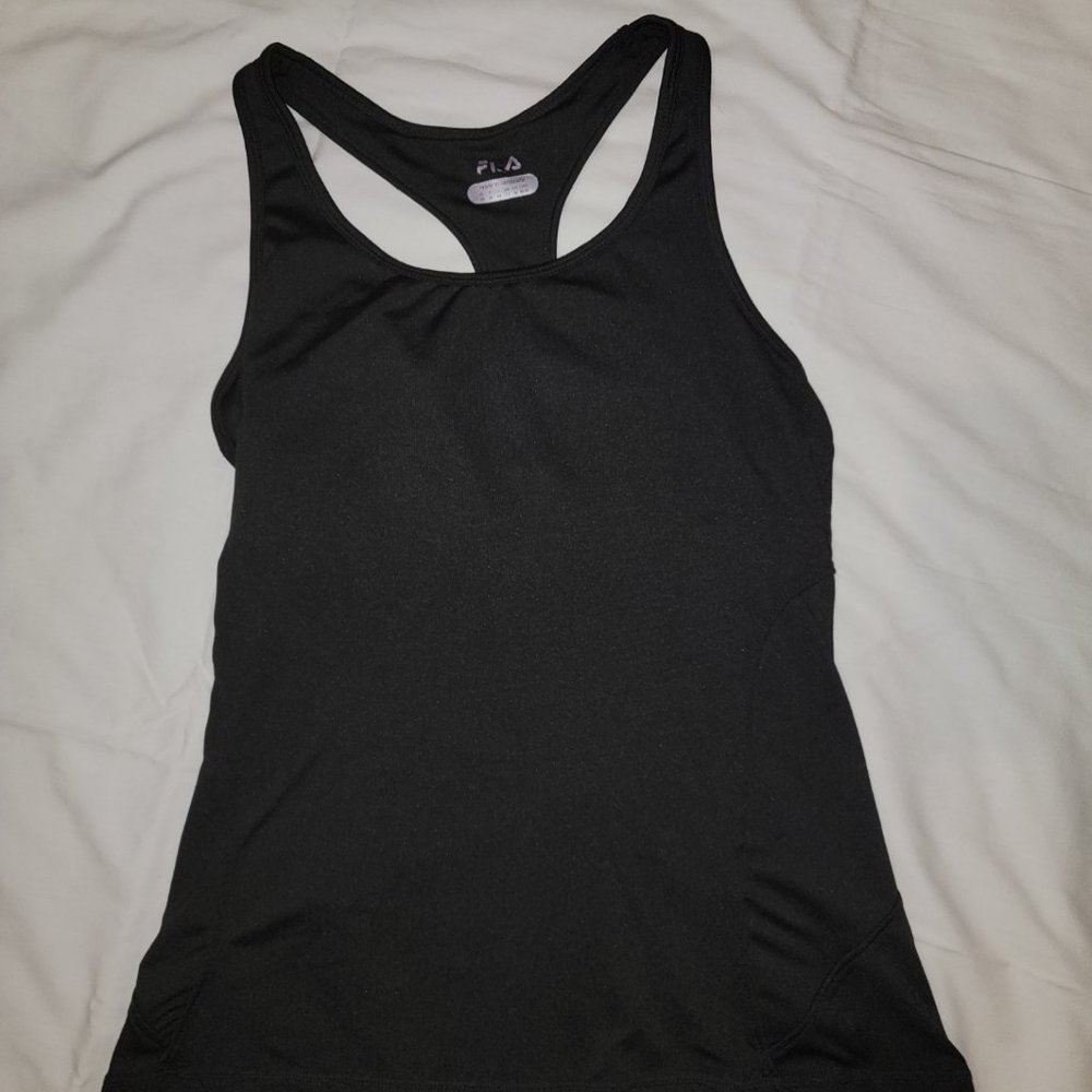 Fila Black Workout Top